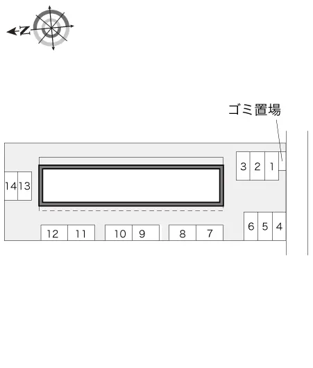 ★手数料０円★座間市東原４丁目　月極駐車場（LP）